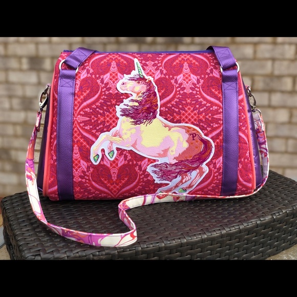 Handmade by me Rockstar Tula Pink Pinkerville bag - Picture 4 of 7